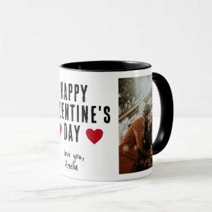 Red Hearts Happy Valentine's Day Boyfriend 2 Foto Tasse