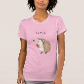 Red Hearts Igel T-Shirt (Vorderseite)