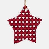 Red Hearts Keramik Ornament (Rechts)