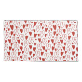 Red Hearts Kissenbezug (Rückseite)