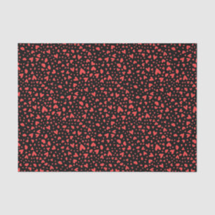 Red Hearts & Kisses Seidenpapier