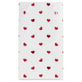 Red Hearts Kleine Geschenktüte (Rückseite)