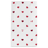 Red Hearts Kleine Geschenktüte (Vorderseite)