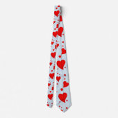 Red Hearts Krawatte (Rückseite)