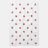 Red Hearts Küchentuch (Vertikal)