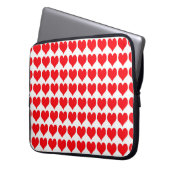Red Hearts Laptopschutzhülle (Vorderseite Links)