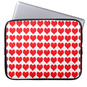 Red Hearts Laptopschutzhülle