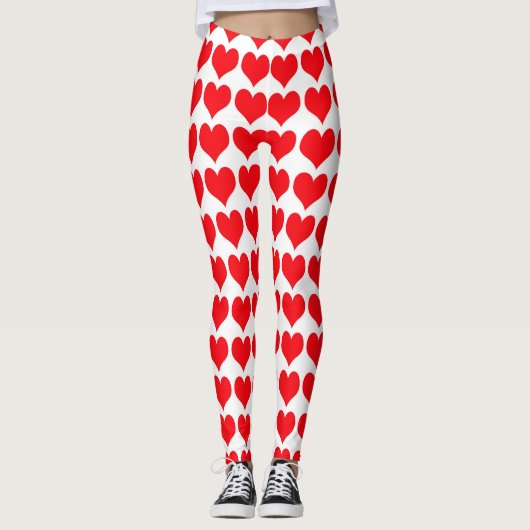 Red Hearts Leggings (Vorderseite)