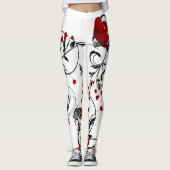 Red Hearts Leggings (Vorderseite)