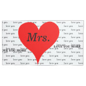 Red Hearts Liebe Kissenbezug (Vorderseite-Links)