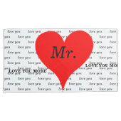 Red Hearts Liebe Kissenbezug (Vorderseite-Rechts)