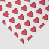 Red Hearts Liebe Seidenpapier (Ausschnitt)