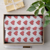 Red Hearts Liebe Seidenpapier (Geschenk)