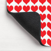 Red Hearts Mousepad (Ecke)