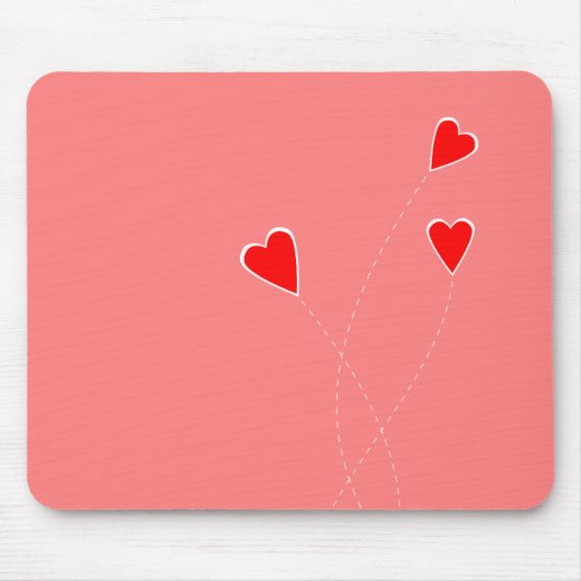 Red Hearts Mousepad (Vorne)