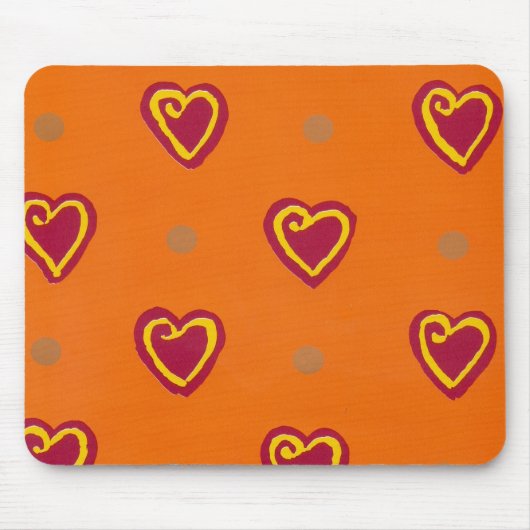 Red Hearts Mousepad (Vorne)