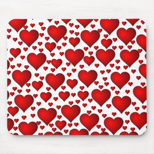 Red Hearts Mousepad (Vorne)