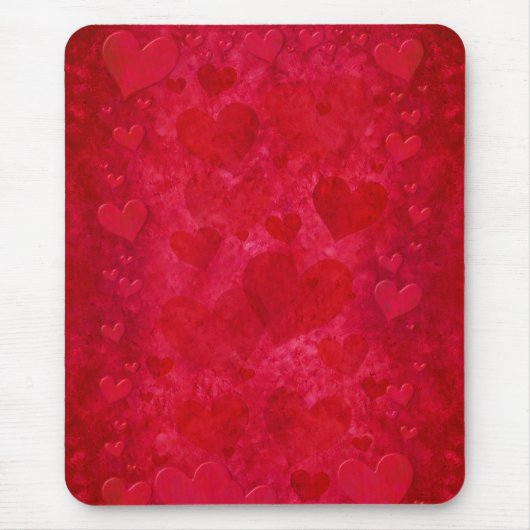 Red Hearts Mousepad (Vorne)