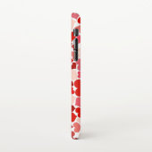 Red Hearts Mousepad iPhone Hülle (Linke Seite)