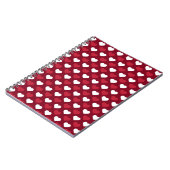 Red Hearts Notizblock (Linke Seite)
