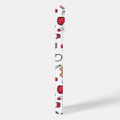 Red Hearts Nurse Doctor Pattern Case-Mate iPhone Hülle (Rückseite / Rechts)