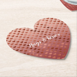 Red Hearts Ombre Untersetzer