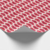Red Hearts Pattern – Christmas & Valentine’s Day D Geschenkpapier (Ecke)