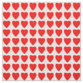 Red Hearts Pattern Stoff (Muster)