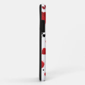 Red Hearts Pattern Valentine's Day Case-Mate iPhone Hülle (Hinten/Rechts)