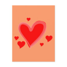 Red Hearts Peace Liebe Destiny