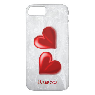 Red Hearts Personalisiert Case-Mate iPhone Hülle