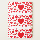 Red Hearts Planner Planer (Rückseite)