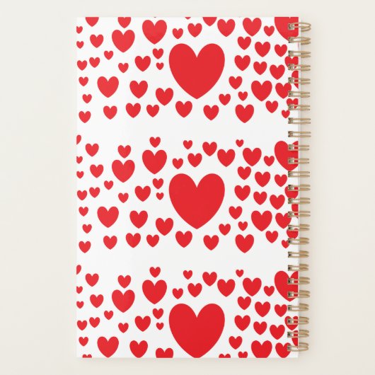 Red Hearts Planner  Planer (Rückseite)