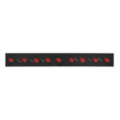 Red Hearts Ribbon Ripsband (Vorderseite)