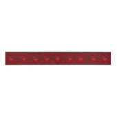 Red Hearts Ribbon Ripsband (Vorderseite)