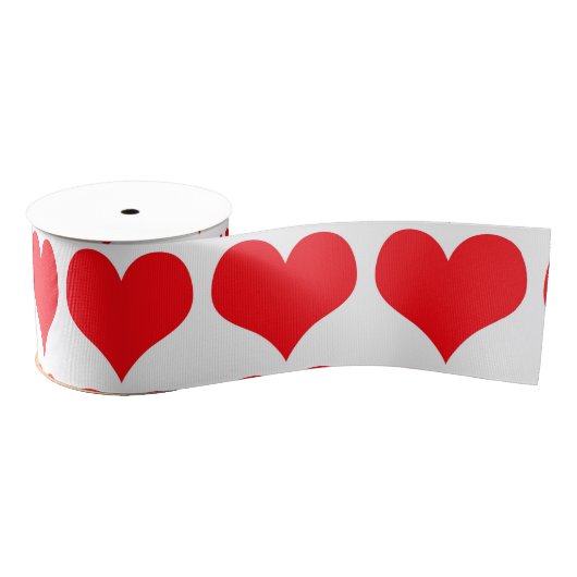 Red Hearts Ripsband (Spule)