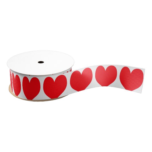 Red Hearts Ripsband (Spule)