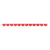 Red Hearts Satinband (Vorderseite)