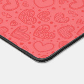 Red Hearts Schreibtischunterlage (Ecke)