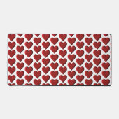 Red Hearts Schreibtischunterlage (Vorderseite)
