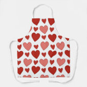 Red Hearts Schürze (Vorderseite)