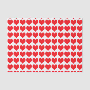 Red Hearts Seidenpapier