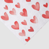 Red Hearts Seidenpapier (Detail)