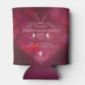 Red Hearts - Seien Sie mein Valentin Dosenkühler (Rückseite)