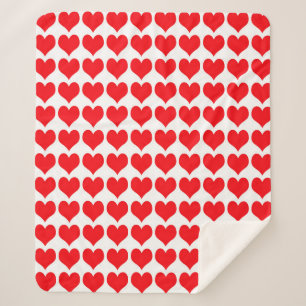 Red Hearts Sherpadecke