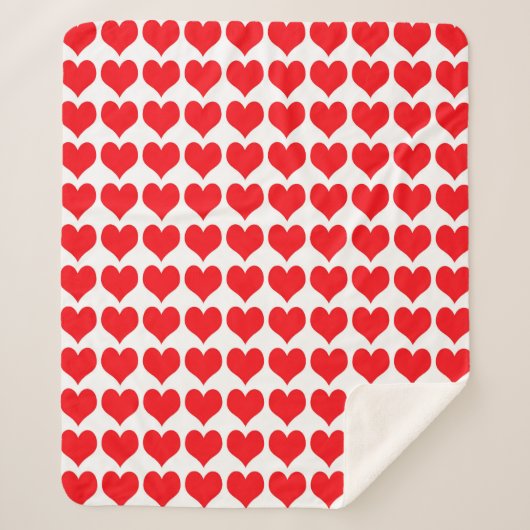 Red Hearts Sherpadecke (Vorderseite)