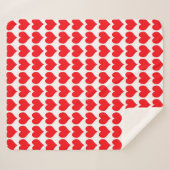 Red Hearts Sherpadecke (Vorderseite (Horizontal))