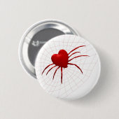Red Hearts Spider Button (Vorne & Hinten)