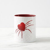 Red Hearts Spider Tasse (Zentrum)