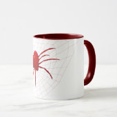 Red Hearts Spider Tasse (VorderseiteRechts)